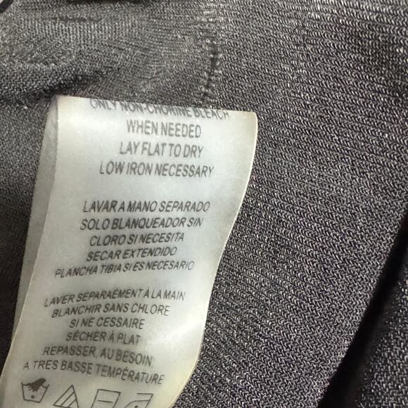 Calvin Klein Womens Faux Wrap Mini Dress Size 2X Black Career Business Neutral - Picture 10 of 14